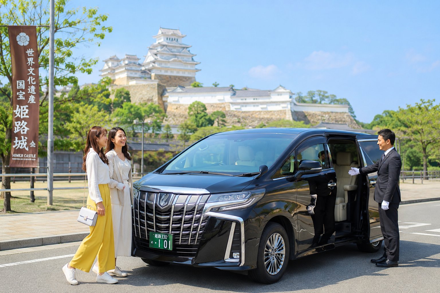 CLoVER 的 TOYOTA ALPHARD 與司機